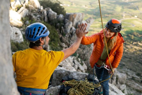 Bautismo de escalada y rapel en La Pedriza